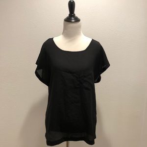 Forever 21 Slip Black Top, Size Small